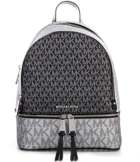 michael michael kors medium rhea backpack|Michael Kors signature backpack.